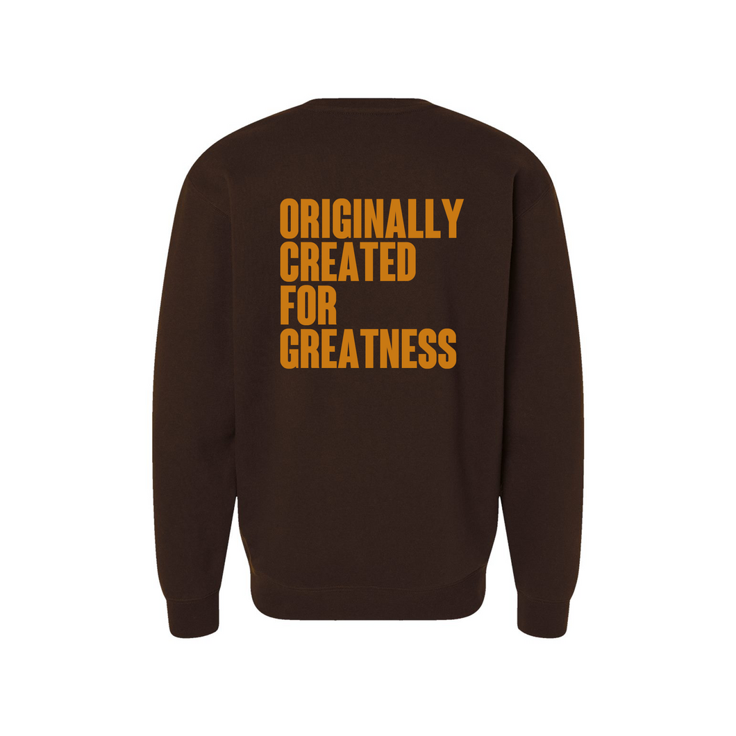 ORIGINALLY CREATED FOR GREATNESS CREW
